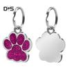 Puppy Town Jewelry Gift Mini Paw Pattern Puppy Dog Cat Collar ID Tag Pendant