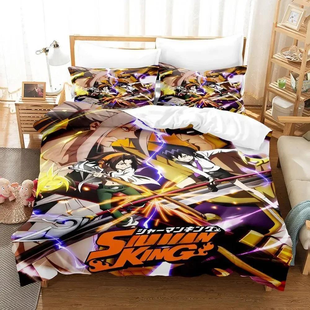 Pohodlný set povlaků na peřinu s anime potiskem, včetně povlaku na peřinu a povlaků na polštáře. Dostupné ve velikostech pro jedno lůžko, dvojlůžko, plné, queen a king. Pro dospělé i děti.