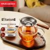 Kamjove Titanium Tea Strainer Filter