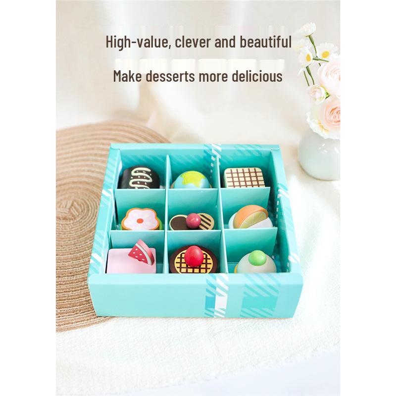 

Скандинавский детский деревянный игровой набор для послеобеденного чая