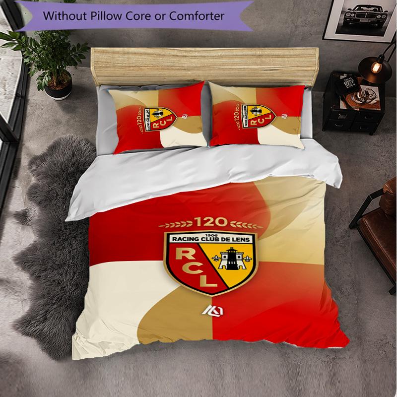 Lens FC Themed Bedding 3Pcs Duvet Cover Set Decorative Bed Linen For Teen Room Home Decoration