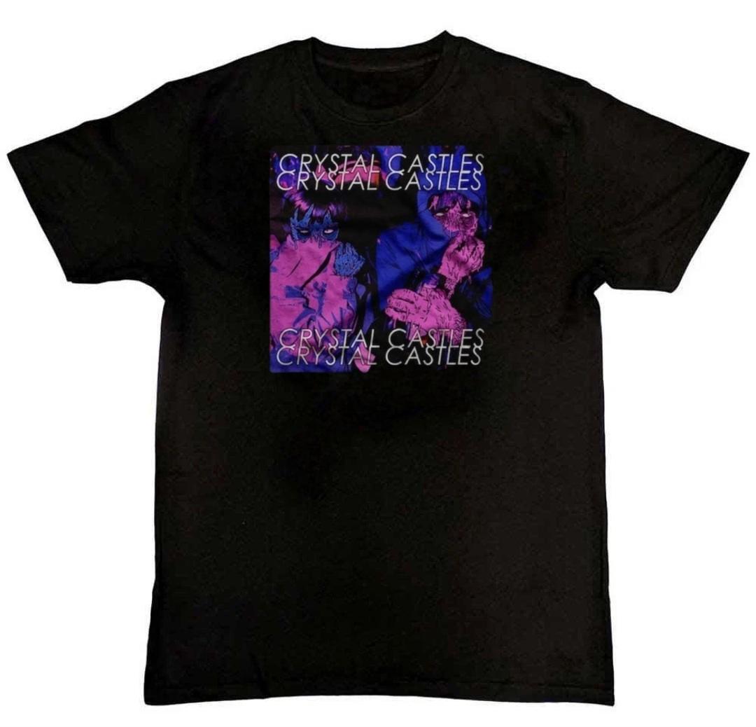 Crystal Castles Graphic Print Mens T-Shirt XL