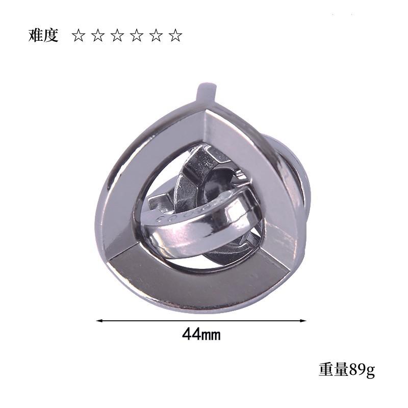 Unraveling Puzzle Toys No1-36 Alloy Ball Classic IQ Metal Brain Teaser Magic Puzzles Game Toys for Children Adults Funny Gifts