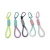 Accessories Fluorescent Mesh Lanyard Keychains Braided Strips Keycord Phone Strap Key Rings