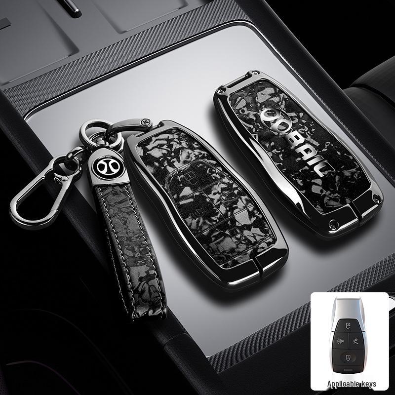 BAIC Car Key Case for BJ20/X7/EU7/EU5 – Premium Metal Protective Hanging Bag for Men
