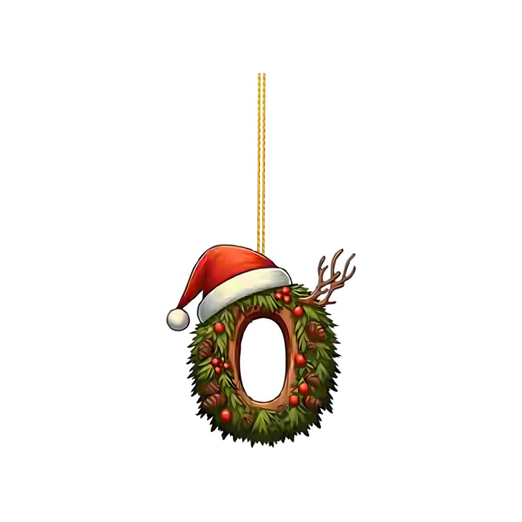 26 Letter,Christmas,Ornaments,Acrylic,1