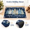 Christmas Placemat with Print Heat- Table Holiday Dining Table Decor for Home
