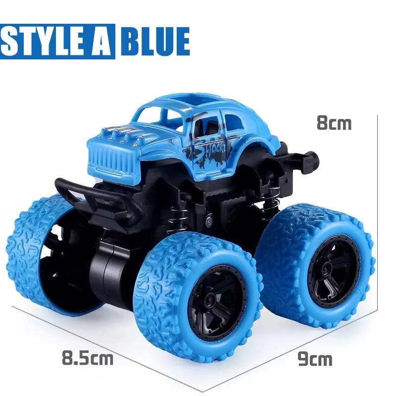 Toys Car Monster Truck Four-wheel Drive Vehicle Stunt Dump Car Inertia Car Toy Dinosaur Pull Back Children Toy Boy Girl Gift