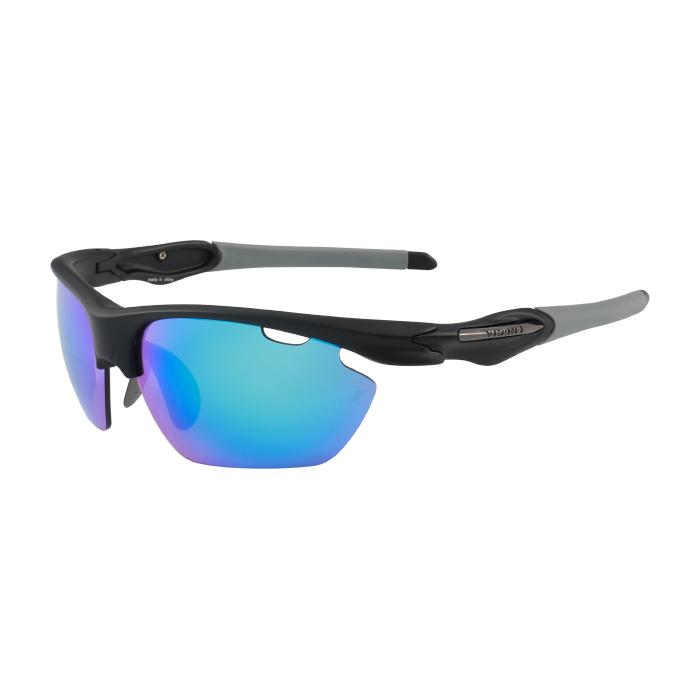 Banel Sports Sunglasses Uv Protection Vn7512Cs 781S + Prescription Clip Included Black & Blue