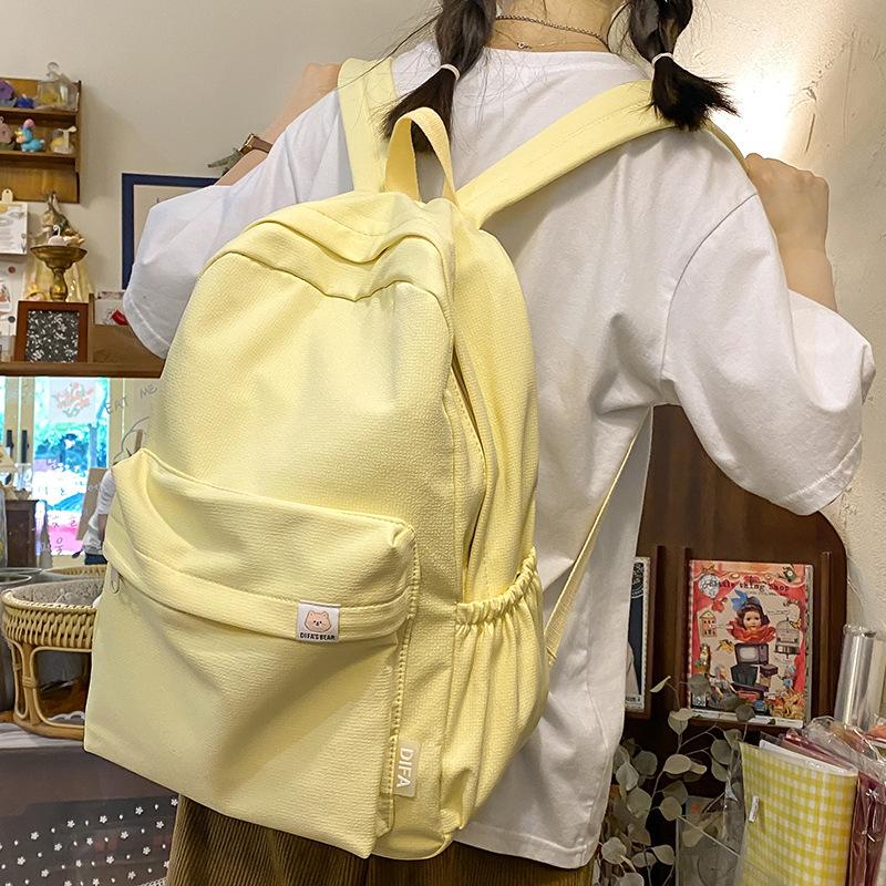 New Schoolbag for Elementary School Students  Girls  Junior High School Students  High Value Letters School Backpack