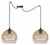 Hanging Lamp, Ceiling Chandelier, Wooden, Led Lampshade
