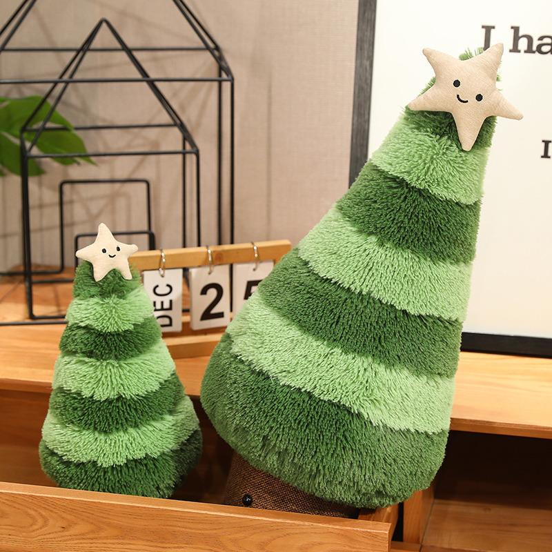 Color Matching Christmas Tree Christmas Day Atmosphere Decoration Ornament Plush Doll Company New Year'S Christmas Tree Wholesale