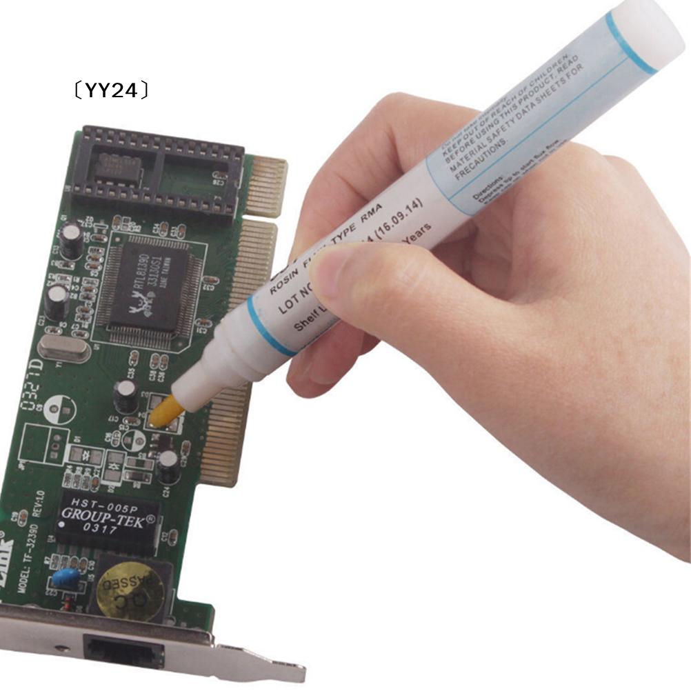 951 Soldering Flux Pen Low Solids No Clean 102 Flux Pen Soldering Rosin Solder Paste Applicator Brush Head For Solder Solar Cell