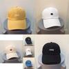 Stylish Beige M Letter Summer Baseball Cap For Women Acrylic Sun Block