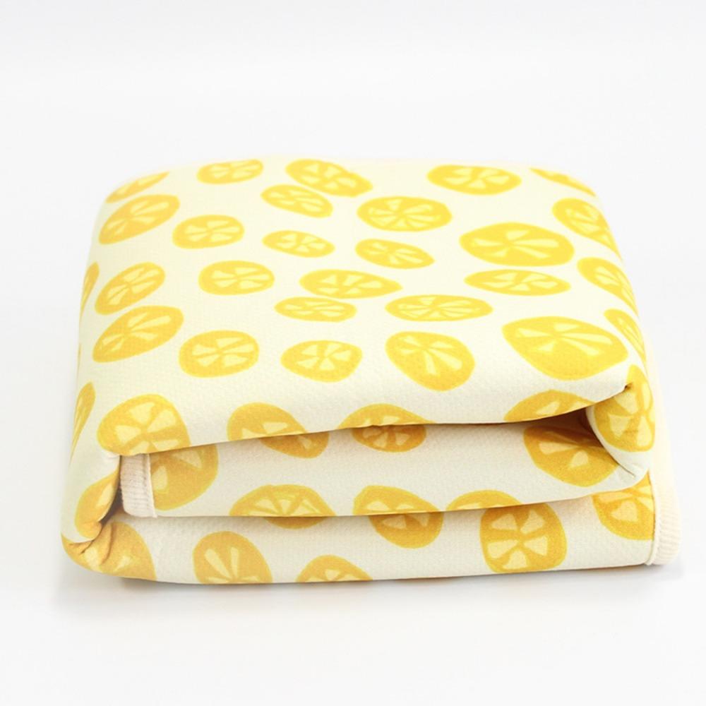 

Pet mat, no hair in summer, dog pad, thin cool nest pad, universal in all seasons M лимон