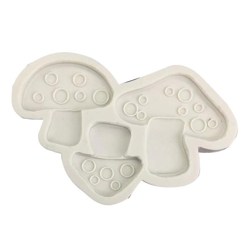 652F Fondant Moulds Chocolate Molds Mushroom Shaped Silicone Material for Kitchen