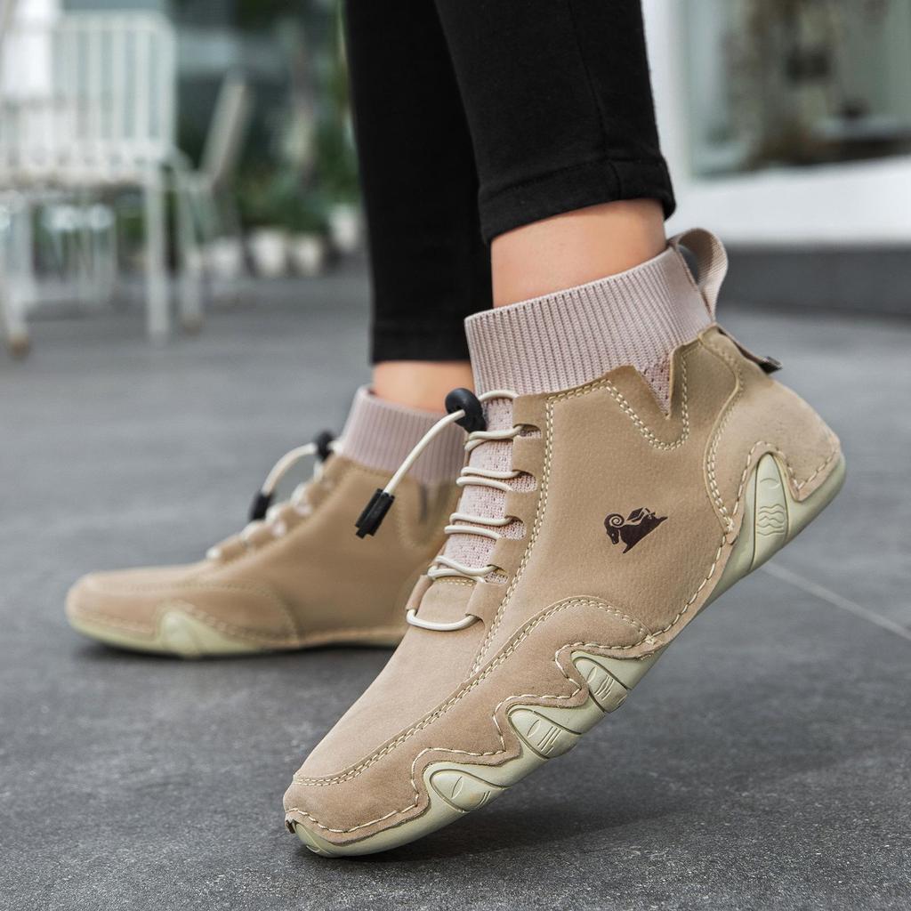 Unisex High-Top Casual Shoes and Large-Size Martin Boots