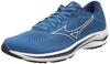 Wave Rider 25 Running Shoes, Lightweight, Men's, Blue/White/Navy, Size 25.5 Cm, 2E, for Jogging, Marathons, Sports, and Training