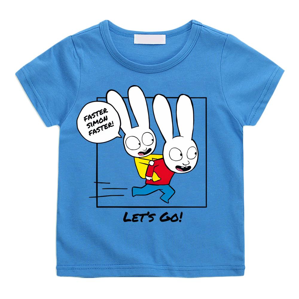 Let's Go Kids Children's Cartoon 2026 T-shirts Cartoon Print Manga Cotton Tshirt Aesthetic Cartoon Boys/girls T Shirt