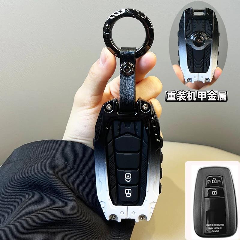 bsqrw5 Car Remote Key Case Cover for Toyota GR RAV4 Crown Hilux Fortuner Corolla SE 2023 Camry Yaris Land Cruiser Prado Venza Accessory