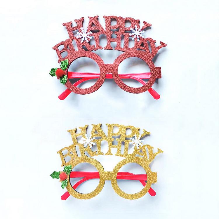 Creative Christmas Glasses - Santa, Snowman, Antlers for Adults & Kids