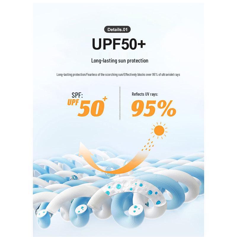 Jeanswest Unisex Ice Silk UPF50+ Lightweight Hooded Sun Protection Jacket