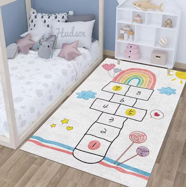 Soft and Thick Cartoon Like Carpet Suitable for Teenagers' Rooms Cute Bedroom Study Game Room Carpet Bedroom Carpet Decoration