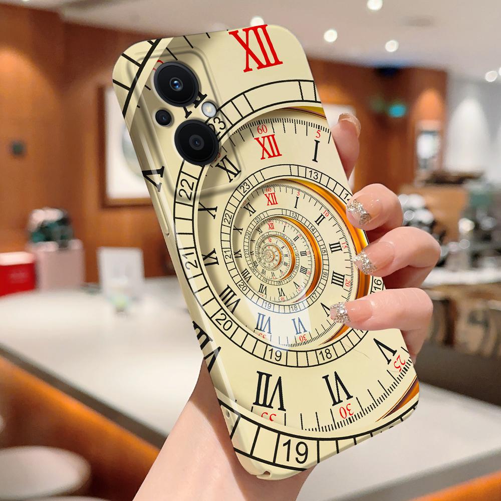 All-inclusive Film Handyhülle Cartoon Mode Design Hartschale Vollabdeckung Kameraschutzhülle für OPPO A60 A96 Reno12 Realme C53 C75