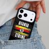 Flag of Uganda Phone Case for iPhone 16e 15 14 13 12 17 Pro Max Plus Air 17pro Cover Coque