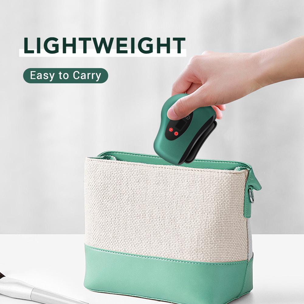 USB Elektrischer Guasha Massager Heiße Stein Heizung Vibration Schabebrett Nacken Rücken Massage Gesichtshaut Gua Sha Gesichts Lifting Werkzeuge