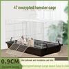 Golden Hamster Wire Cage with Toys & Nest - 4 Seasons Villa for Beginners