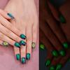 Halloween Full Nail Strips Full Nail Wraps Luminous Halloween Nails Stickers Gel Nail Strips Nails Art Decoration