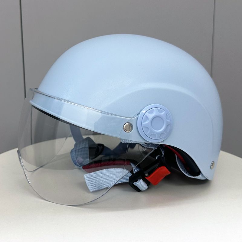 

Электромобильный шлем, новый национальный стандарт, мужской и женский шлем, летняя защита от солнца для электромобиля, полушлем на все времена года Sunscreen long lenses