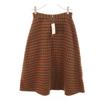 unused SLOBE IENA Check Pattern Long length reversible flare skirt 36 Women Used