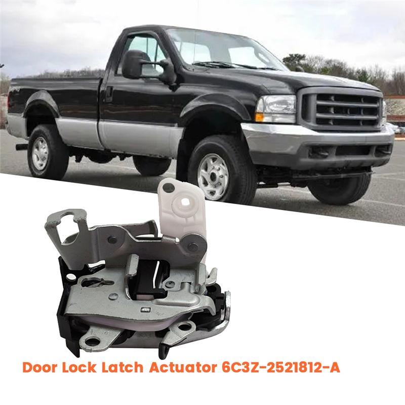 Portable Right Passenger Front Door Lock Latch Actuator 6C3Z-2521812-A For Ford Ford F-Series F-250 F-350 F450 Excursion Lincoln
