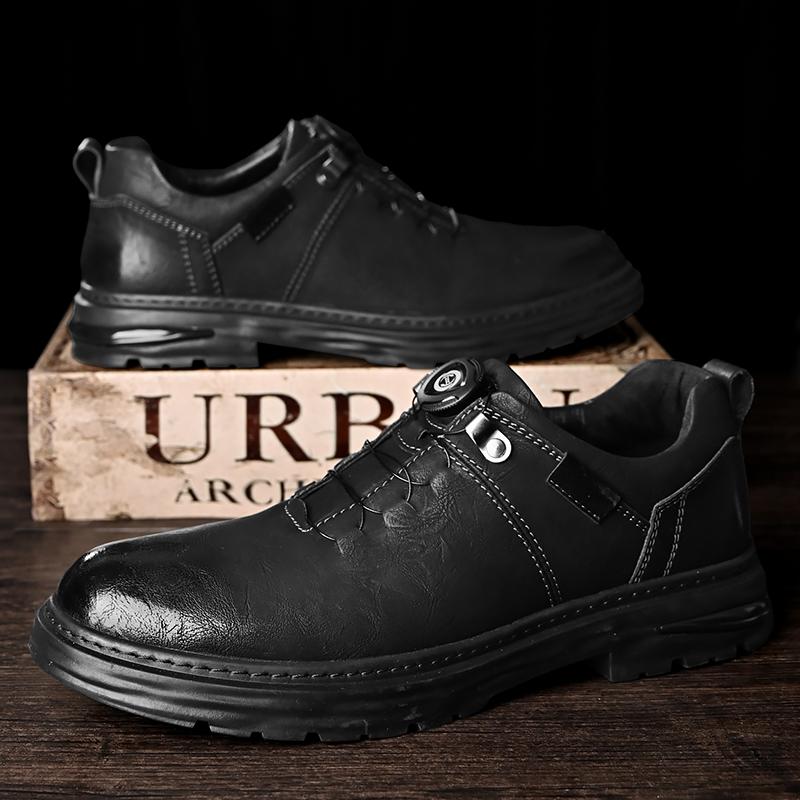 Mode Leder Schuhe Mann Lässige Slipper Luxus Design Slip-on Herrenkleiderschuhe Freizeitstil Große Größe Outdoor Abriebfeste Sohle