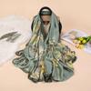 Kobiety Jedwabny Szal Vincent Van Gogh Obraz Olejny Morele Druku Szale Okłady Foulard Femme Długie Bandany Lady Hidżab Stole 180*90 Cm
