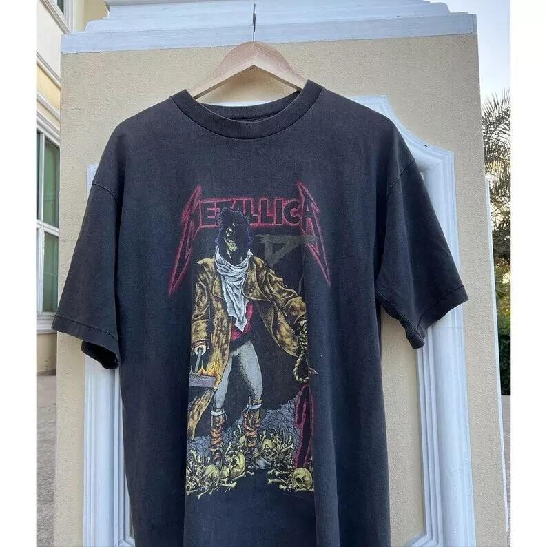 Винтажная футболка Metallica 1992 Unforgiven, Футболка Metallica, Подарки для фанатов Metallica Унисекс футболка XXXL