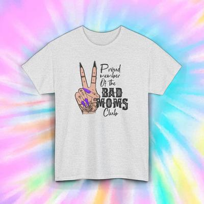 Bad Moms Club T-Shirt | Proud Member Graphic Tee | Funny Mom Gift S-5XL