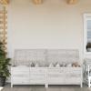 VidaXL Garden Storage Box White Solid Fir Wood 364761