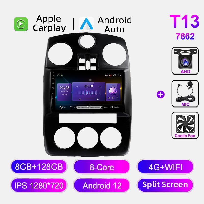 Car Radio For Chrysler PT Cruiser 2000-2010 4G WIFI Navigation GPS 2DIN Multimedia Player Stereo BT Carplay Android Auto No DVD