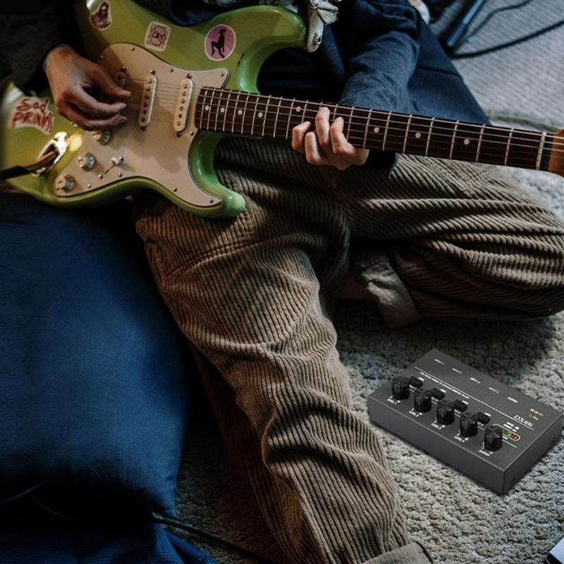 Rauscharmes 8-Kanal-Line-Mischpult  Mischpult o USB-C-gespeistes Mischpult für elektronische Instrumente, Computer