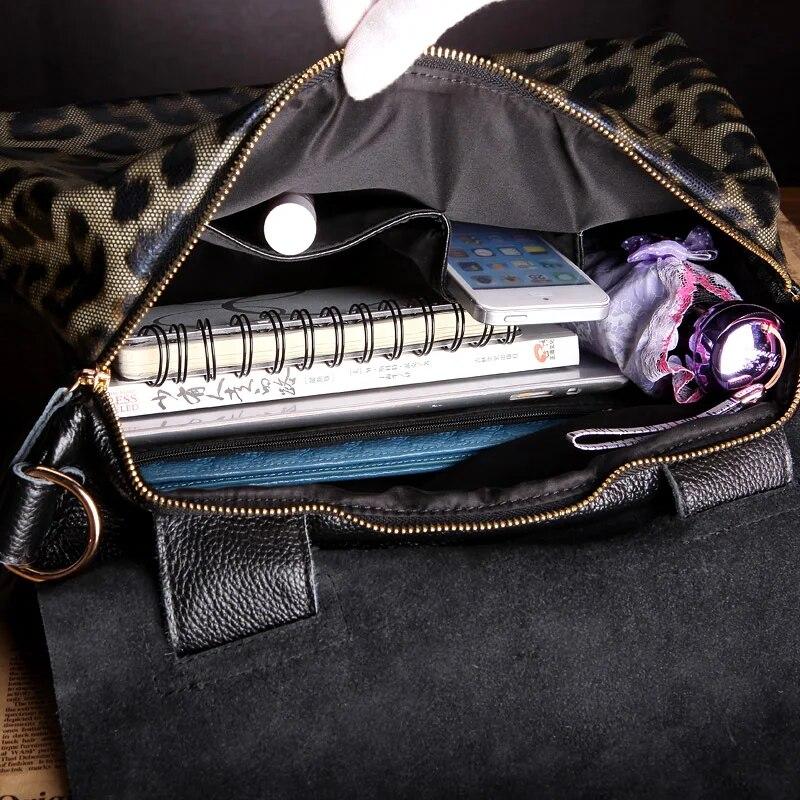 Женская сумка из коровьей кожи с верхним слоем — фото 3