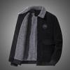 Men's Winter Corduroy Cotton Coat: Warm, Youthful, Plus Velvet Thick Jacket