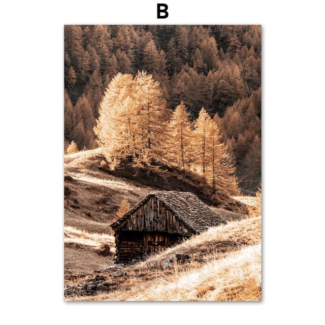 Reed Dandelion Flower Shell Sand Forest Wall Art Canvas Painting Nordic Posters And Prints Wall Pictures For Living Room Decor