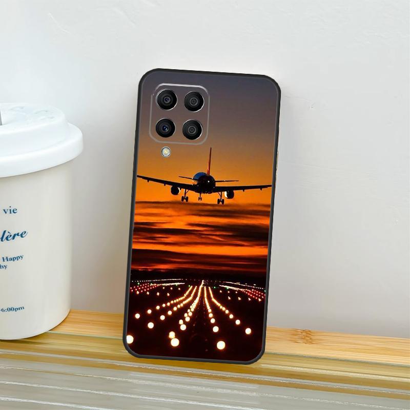 Airplane Plane Aircraft Case For Samsung Galaxy M52 M32 M12 M16 M14 M54 M13 M33 M53 M56 M36 M31 M11 M35 M55 M15 M06