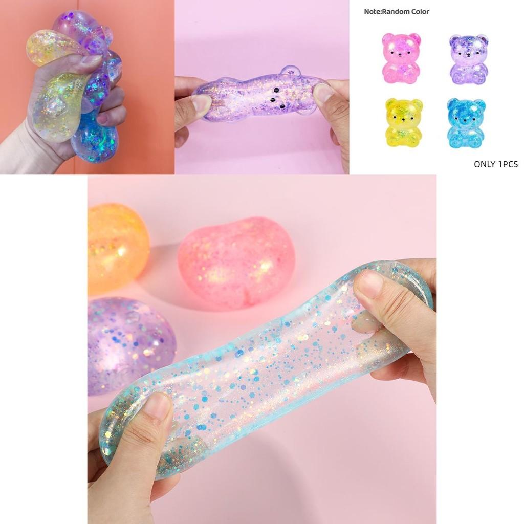 Urso de Pelúcia Aurora de Alta Qualidade com Açúcar de Malte Brinquedo de Apertar Para Alívio do Estresse Venda por Atacado