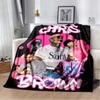 Chris Brown Collage Print Fleece Blanket, Cozy Throw Blanket for Home, Travel, Office, Gift Idea