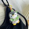 Plush Penguin Keychain With Bowtie For Kids Gift And Bag Decor