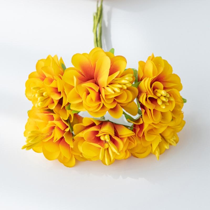 Artificial Flowers Carnation Brial Bouquet Wedding Party Decora Home Room Vase Table Outdoor Garden Diy Wreath Gifts Scrapbook